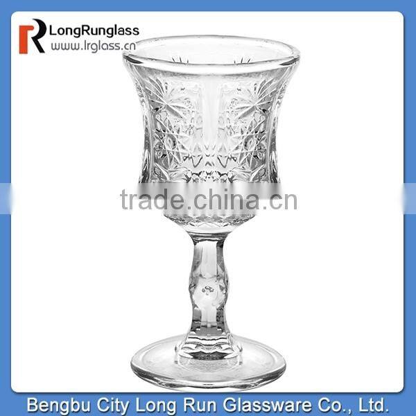 LongRun Personalized Customer OEM Dringking Glass Cup Funny Glass Goblet Wholesale Price