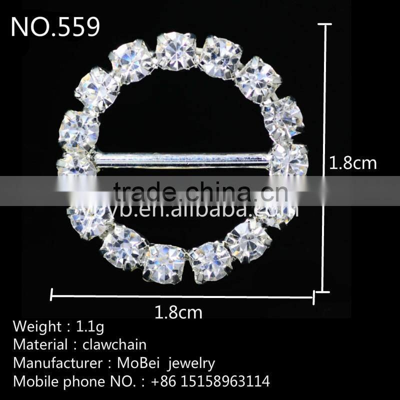 Fashion rhinestone claw chain /metal flower pin for wedding invitation/hair accessories-559