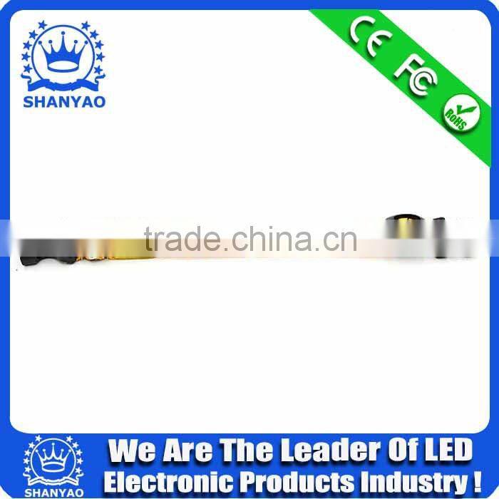Wholesale LED Yellow Braided Nylon Choke Collar For Dog