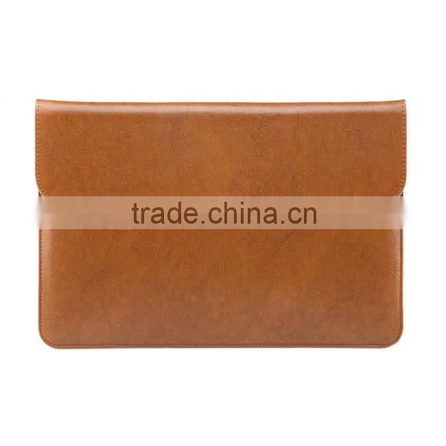 Eco-friendly genuine leather laptop case for macbook case