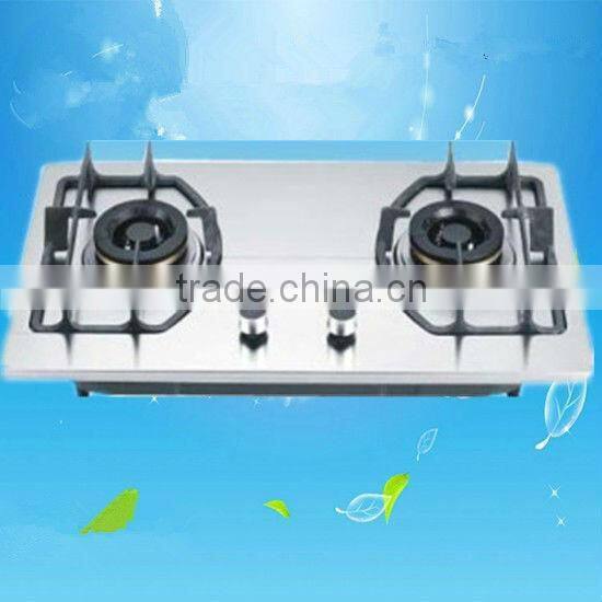 Built-in 5 Burner Color SST Panel Gas Cooker