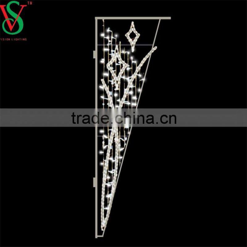 2D frame light led light angel for Christmas outdoor decorations