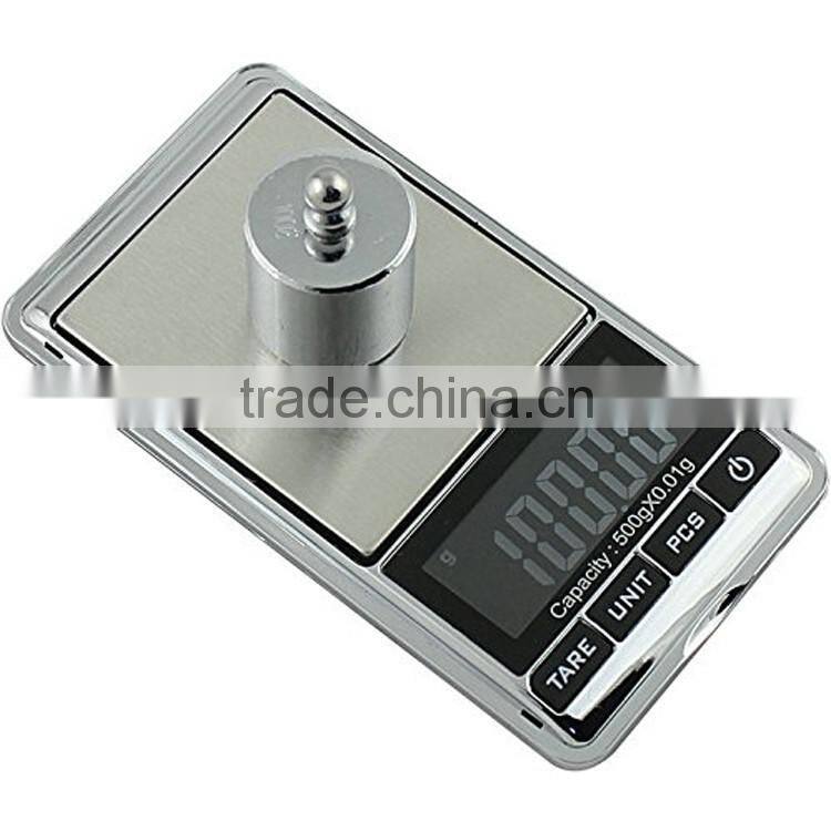 Hot selling 500g/0.01g digital pocket scale with backlight