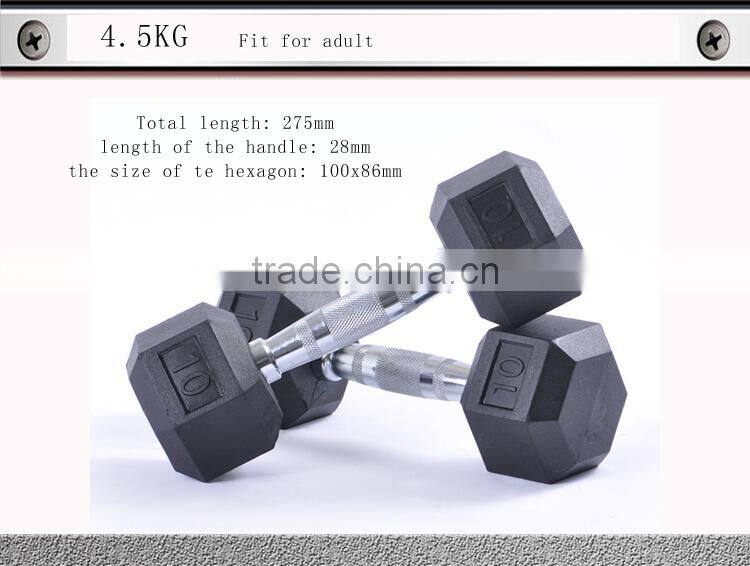 wholesale aerobic muscle training/chest training hexagon Dumbell with great price