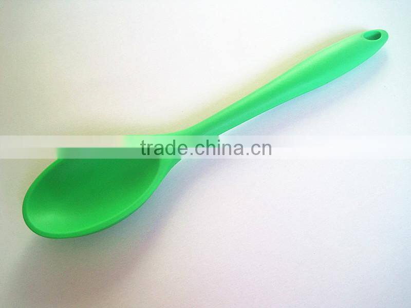 Shenzhen FDA non stick seamless heat resistant food grade colorful silicon kitchen utensils cooking set