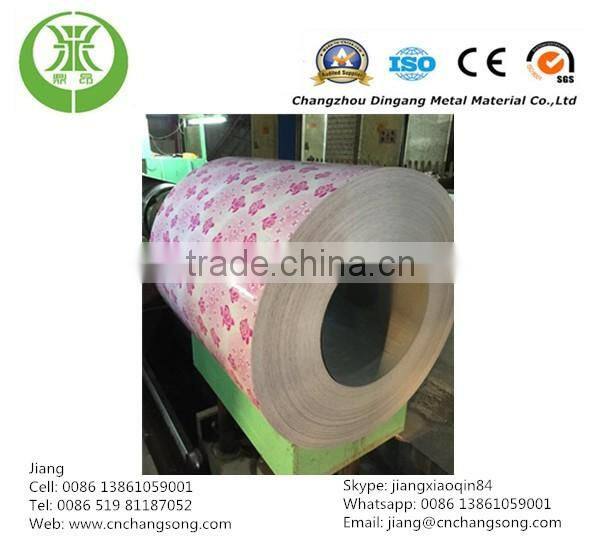 Flower Color Coated Steel Coil-galvanized steel