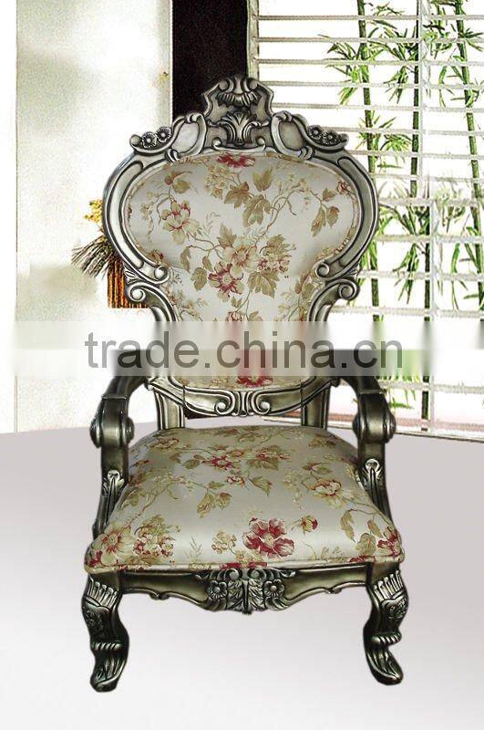 High Class with Good Quality Living Room Classical Fabric Chair