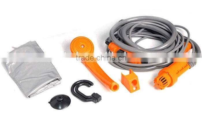 12V Portable Automobile Shower Set Water Pump Travel Trip Camp Boat Car Caravan