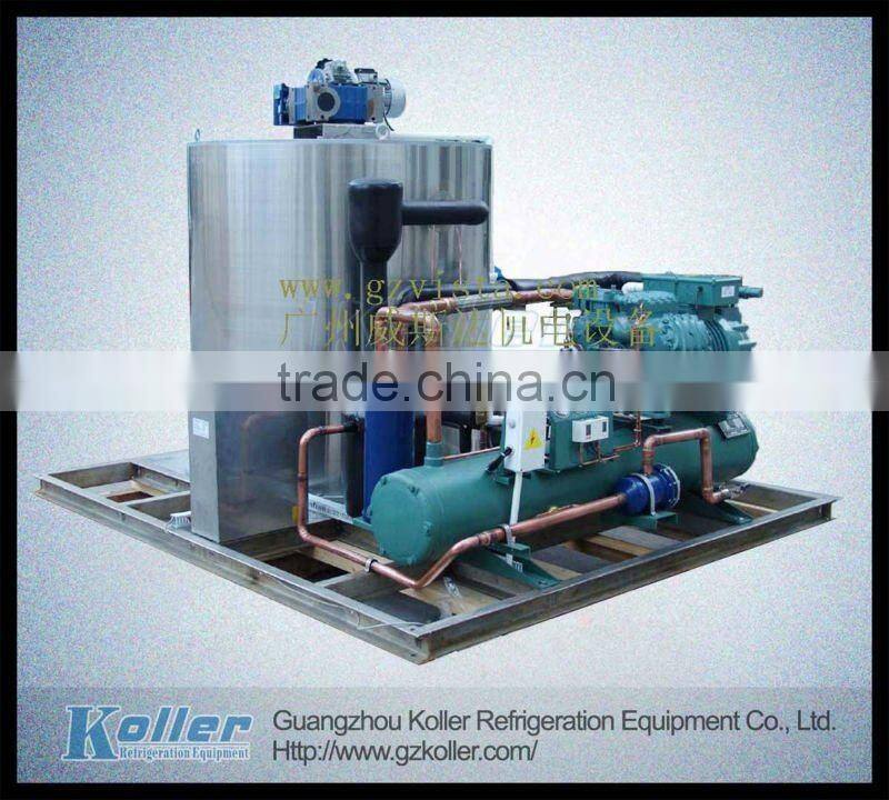 Flake Ice Maker Controlled by PLC Control System