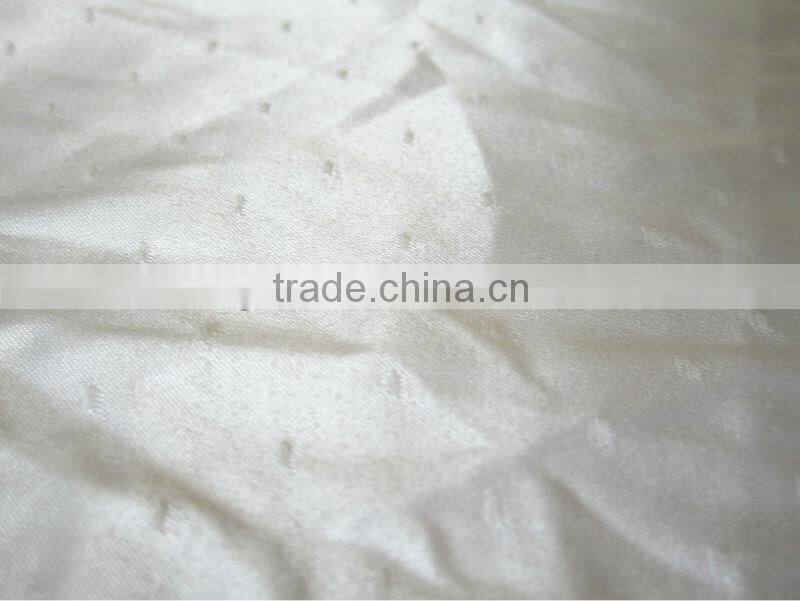 100% polyester jacquard spandex satin fabric for lady dresses