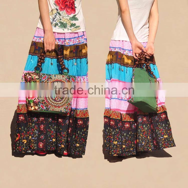 wholesale goods from china woman embroidery shoulder bags casual washed charms embroidery handbags