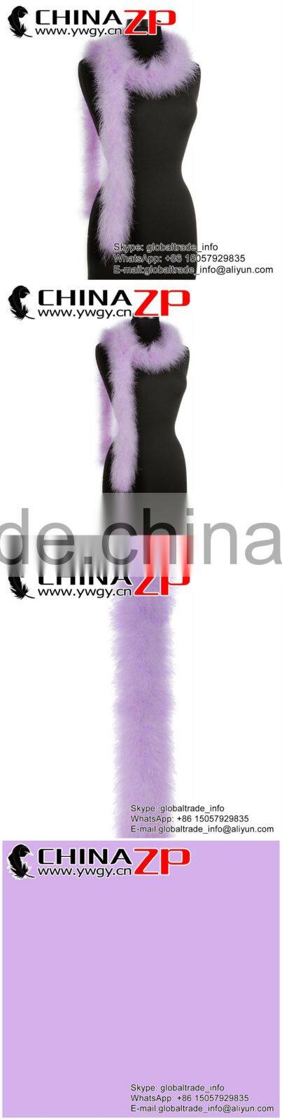 NO.1 Supplier ZPDECOR Wholesale 30g Weight Loose Dyed Lilac Turkey Marabou Feathers Plumage Boas