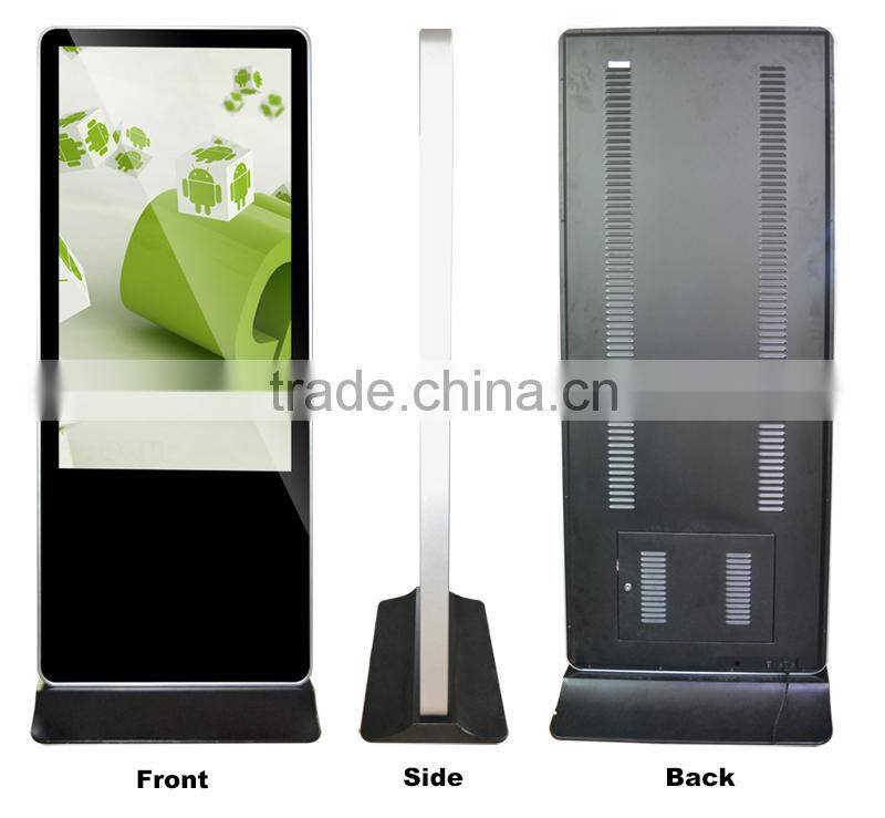 Alibaba shop 46 inch 1080P floor standingandroid system interactive full-hd dynamic lcd advertising tv screens made in China