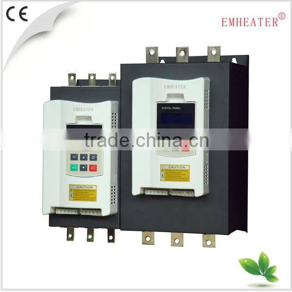 No need bypass contactor online running 380V 15hp motor control soft starter