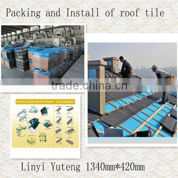 Good building materials Corrugated Sheet Stone Coated Roofing Tile