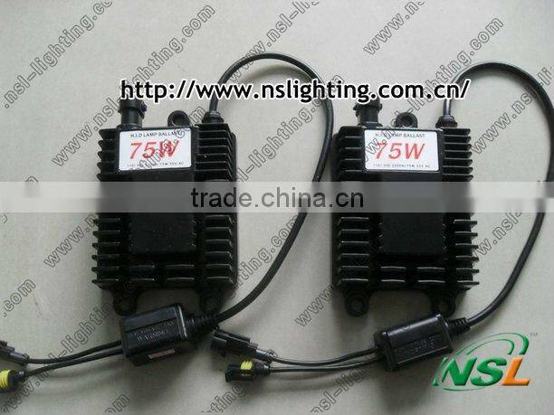 SUPER 75W Xenon Light HID CONVERSION KIT H1 8000K BRIGHTEST Xenon HID Headlamp