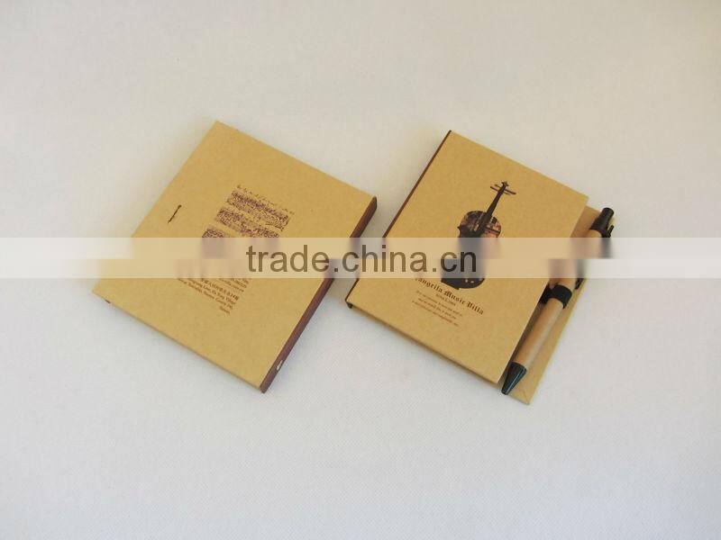 Kraft Cover Writing pads Filler Papers Eco-friendly Notebook