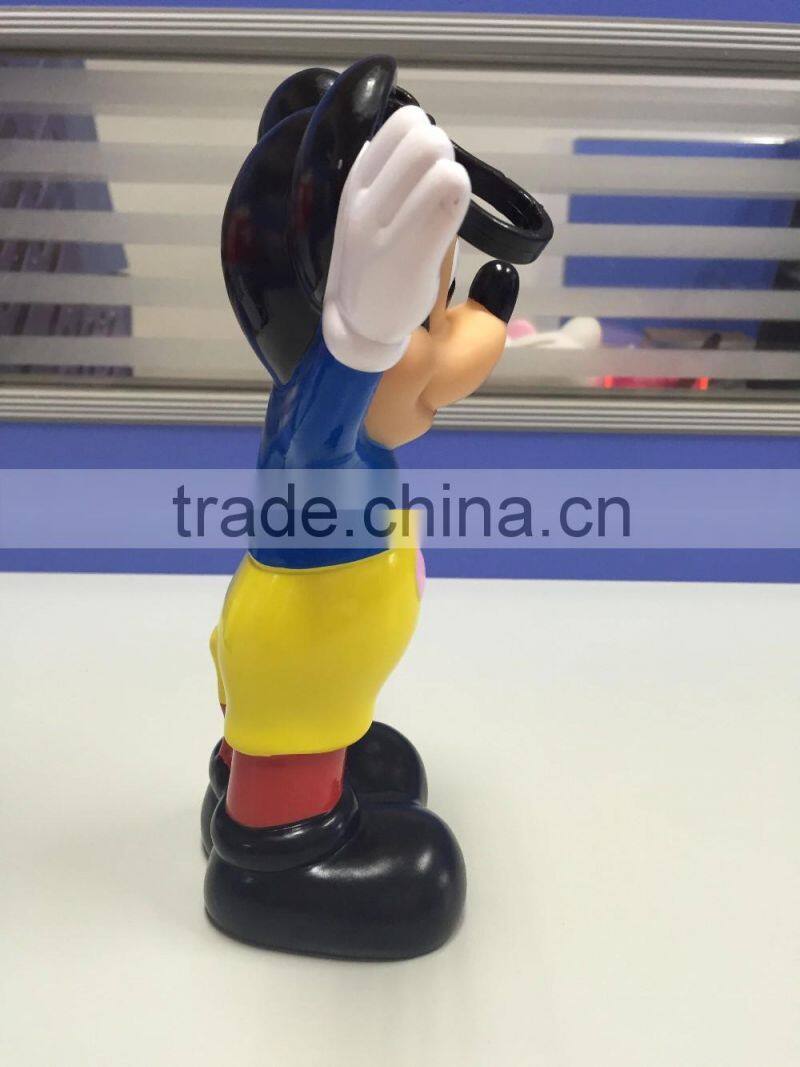 Mickey Mouse Vinyl Toy, Factory Stock Plastic Toy