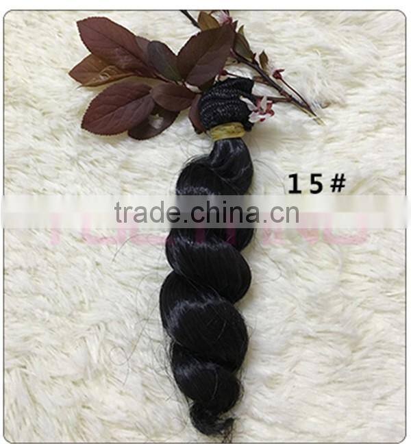 Hotsale Natural Brown Curly Hair Weave for Braiding