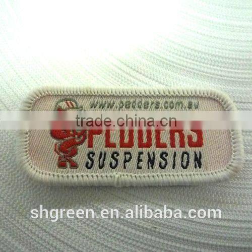 twill woven emblem for suit lapel