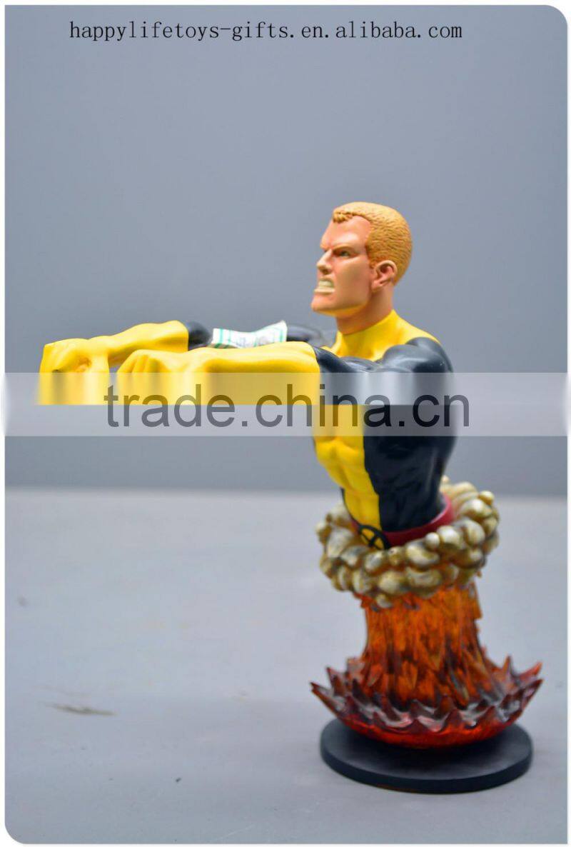 Superman cartoon statue polystone resin superman statue resin casting big figurines