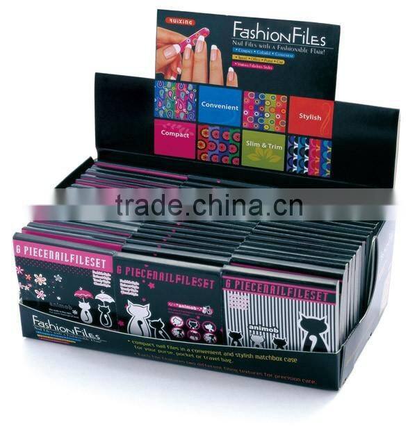 Nail care matchbox disposable nail files