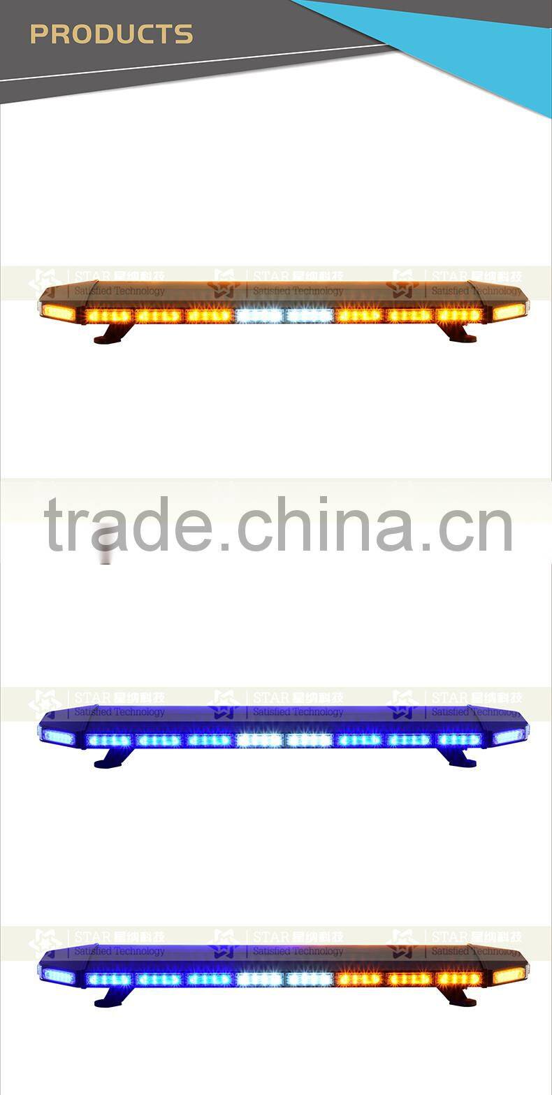 CE Rohs certificated 12V slim led lightbar led warning light TBD-6E905-1