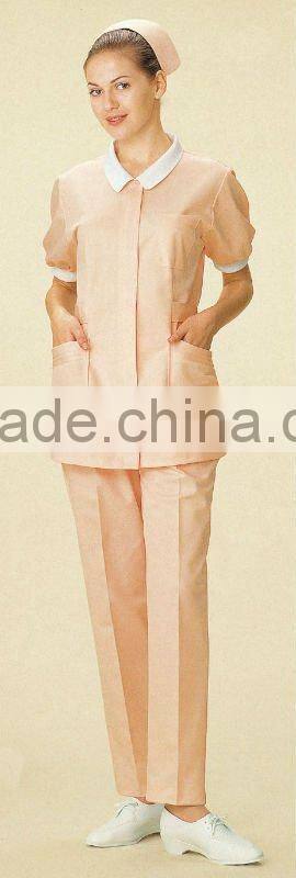 Tailored wholesale hand made 100%cotton nurse uniform