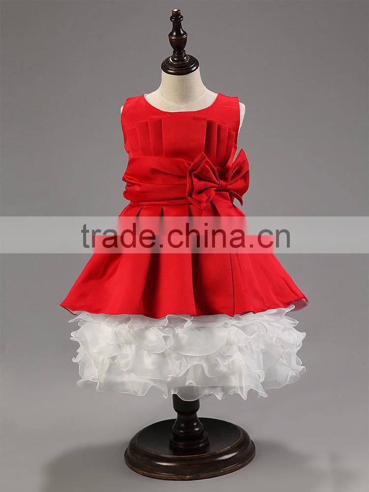 Casual Formal Sweet Sleeves Kids Girls Dresses One Pieces Girls Party Dresses Kids Party Wear Girls Christmas Evening Dress