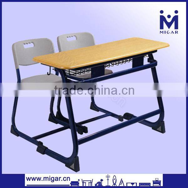 cheap simple hot sale school table and chair set 1 person MG-0201