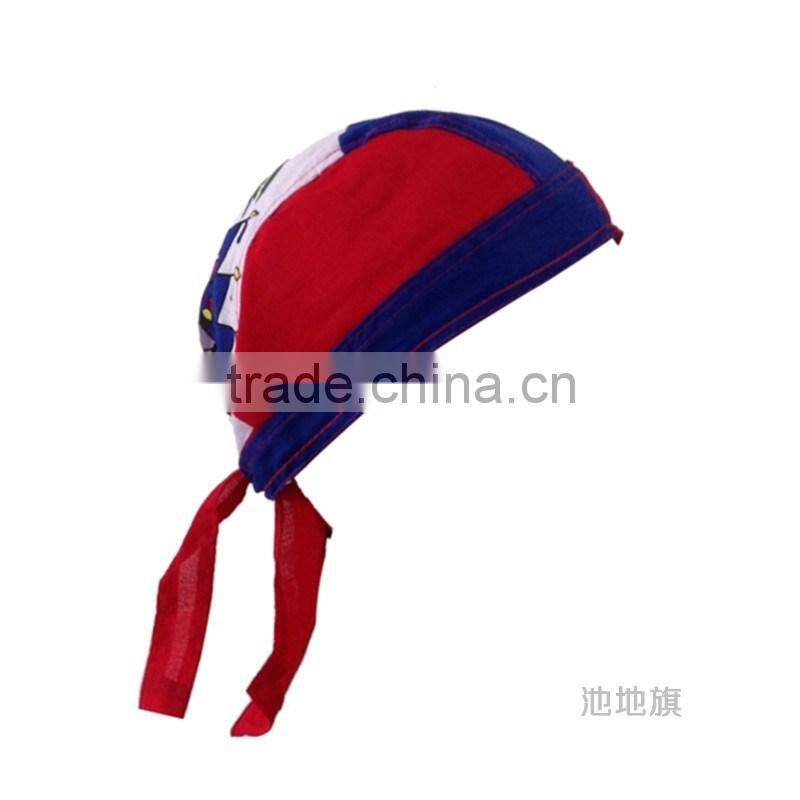 Hot sale cotton colorful soft head kerchief