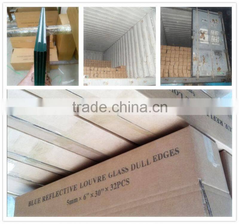 decorative frosted glass louvre windows