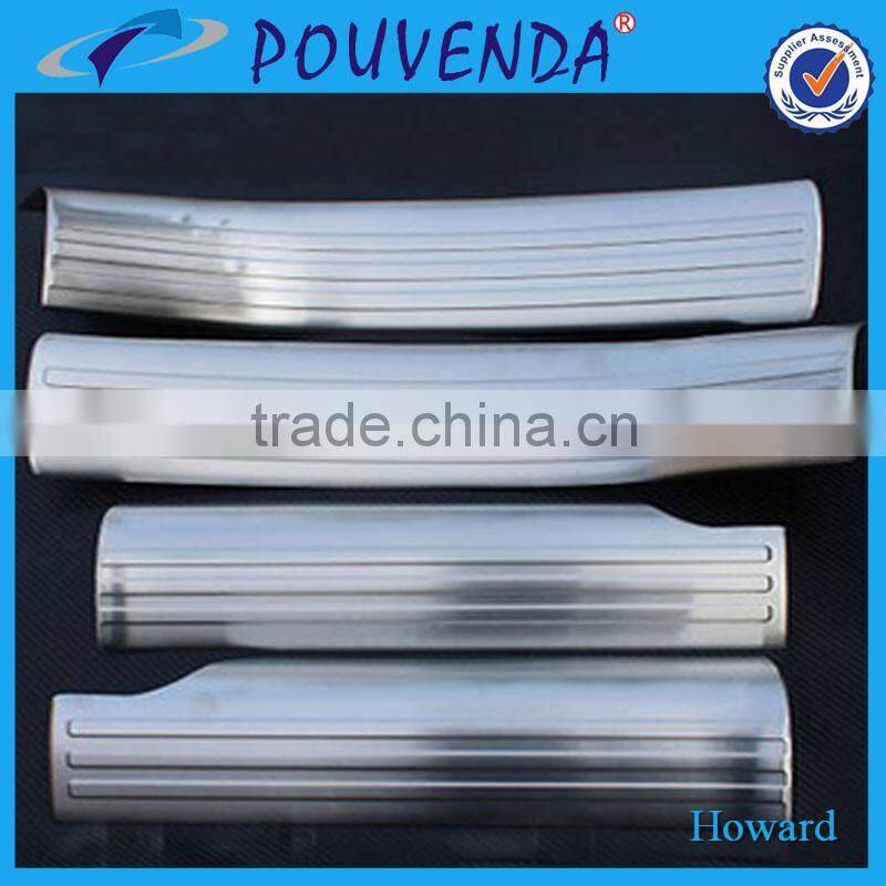 stainless steel car door sill sucff plate for Jeep Cherokee from Pouvenda Manufacturer