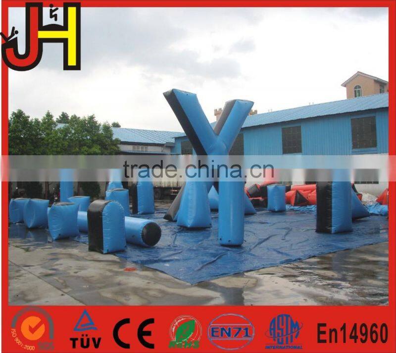 Most Popular Selling Attractive PVC Inflatable Paintball Bunker Shooting Types for Outdoor Activities