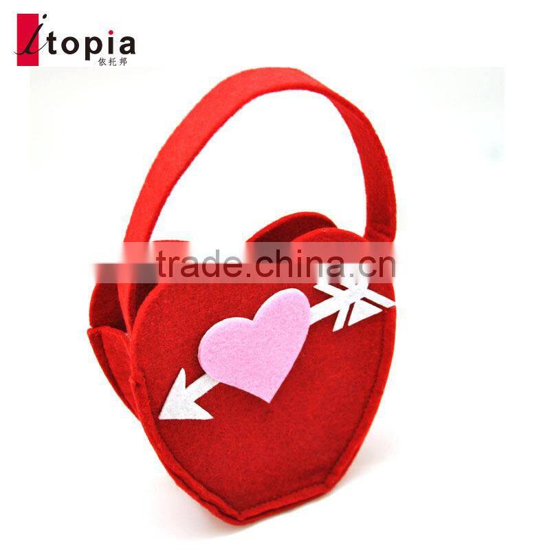 Cheaper and red non-woven cookies bags