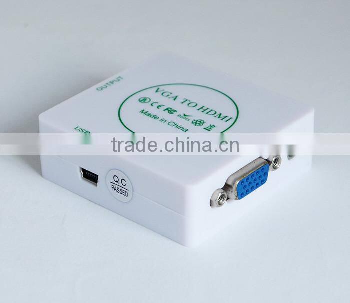 1080P Audio synchronization with Video Converter Box VGA TO HDMI Converter