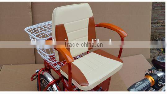 Adult 3 Fat Wheel Electric Bicycle/Trike With Lithium Battery Inside