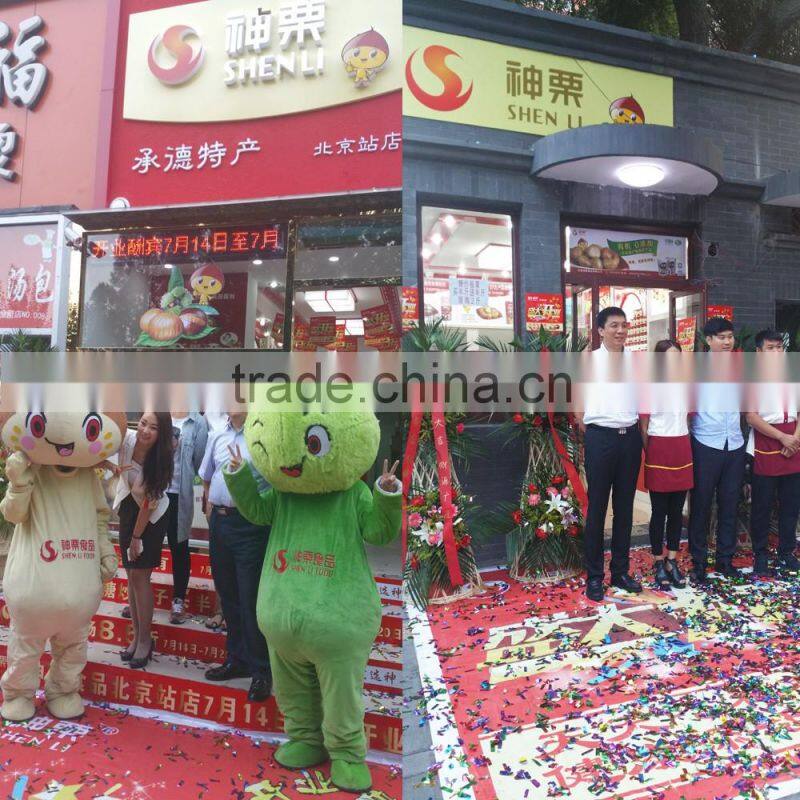 Eating chinese chestnuts