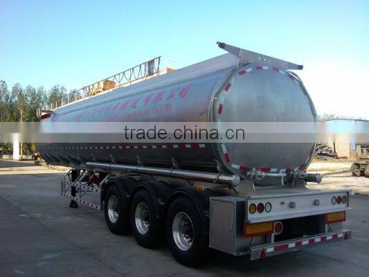 50000 liters capacity oil transportation tanker fuel tank semi trailer