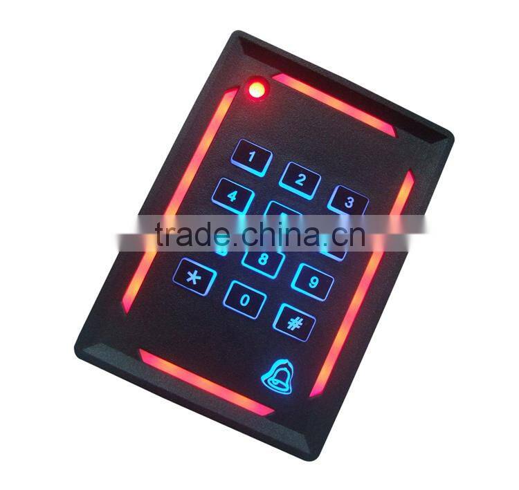 Security door 125khz keypad keyboard long distance 125khz rfid card reader for wholesales