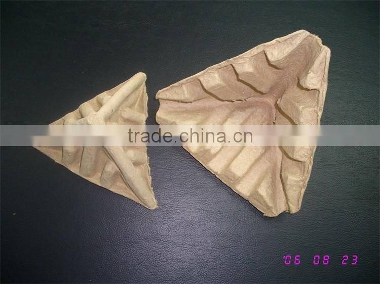 Customized Eco-Friendly Paper Pulp Corner Protector For Home Furniture