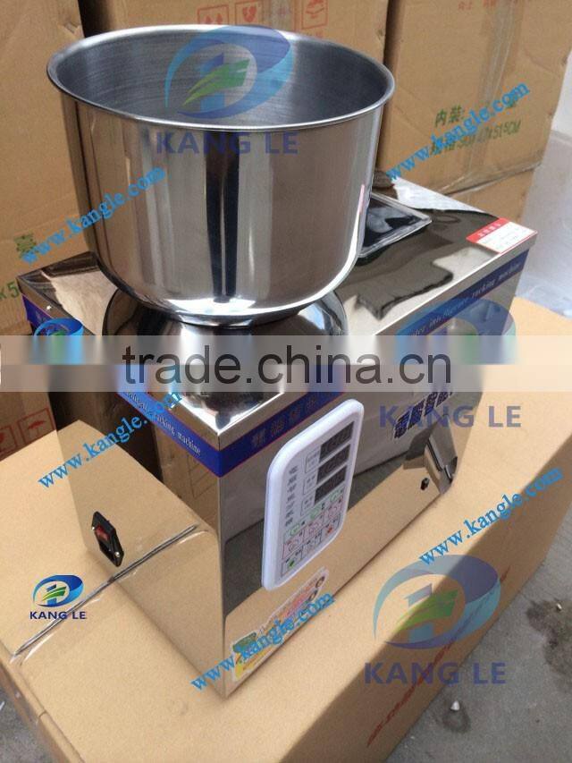 Semi-automatic Stainless steel weighing 10 -999 grams table type filling mchine