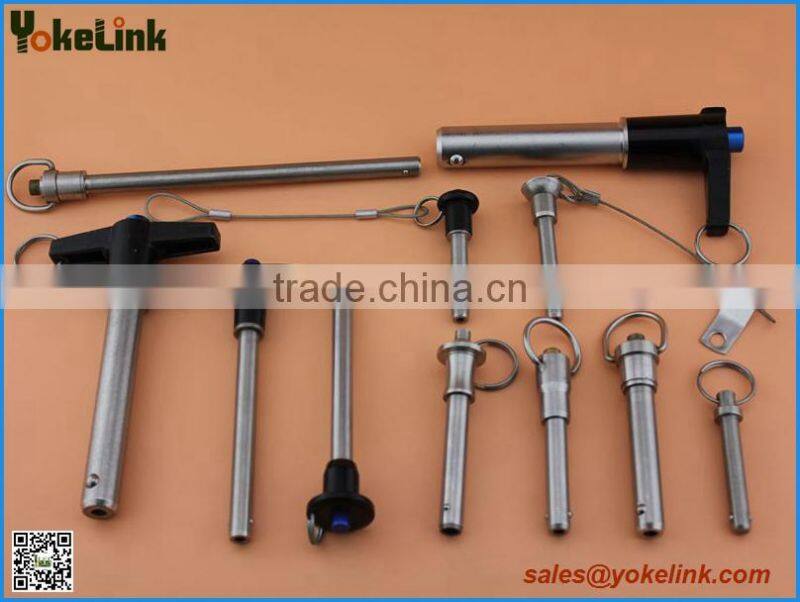 Tractor zinc yellow plated top link pin