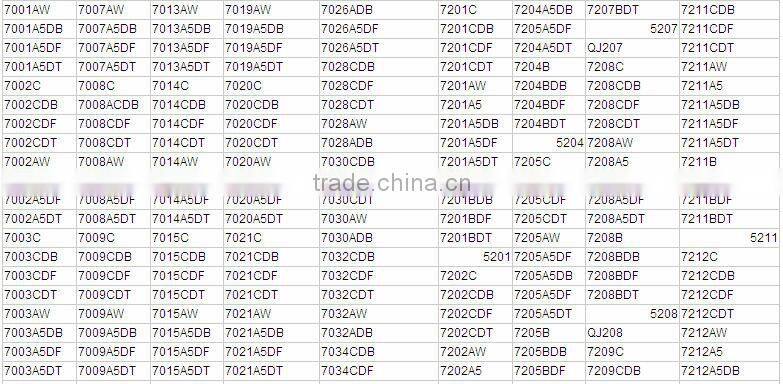 high quality bearing 7311C angular contact ball bearing 7311AC