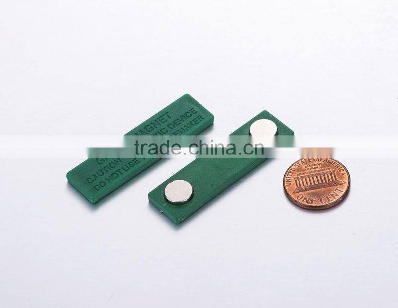 plastic magnetic name badge holder