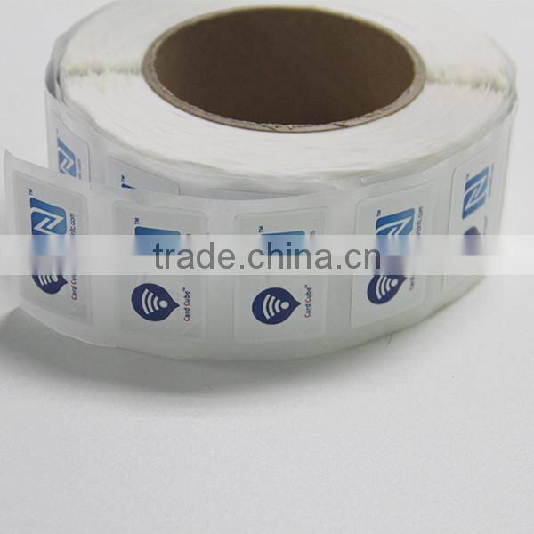 NFC Sticker/Adhesive Label/Tag RFID IC 13.56MHz ISO15693 for Ticket/MetroCard/clothing tracking management