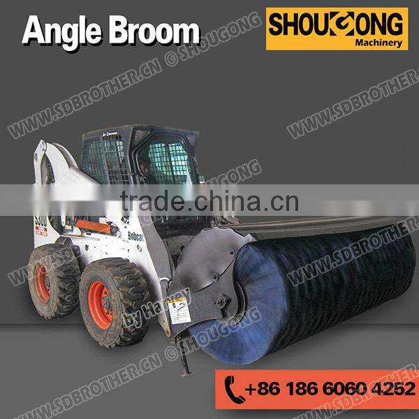 Angle Broom for Skid Steer Loader, Tractor, Backhoe Loader, Wheel Loader