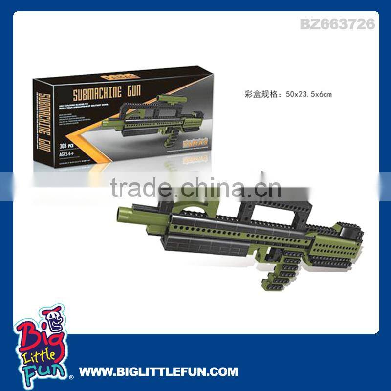 Plastic sniper rifle toy gun,building toys for boys