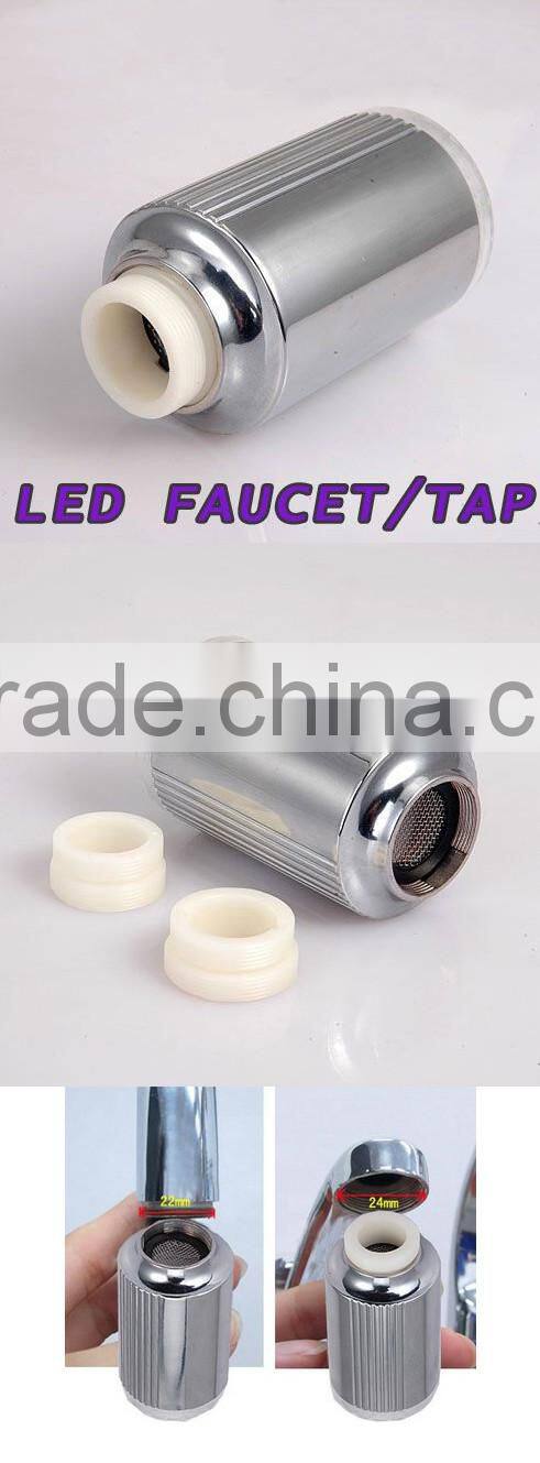 tricksy faucet tap LED color changing lamp magic tap light programmable