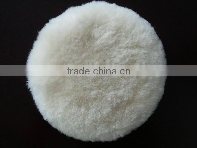 lambskin wool bonnet ,sheepshin wool polishing pad